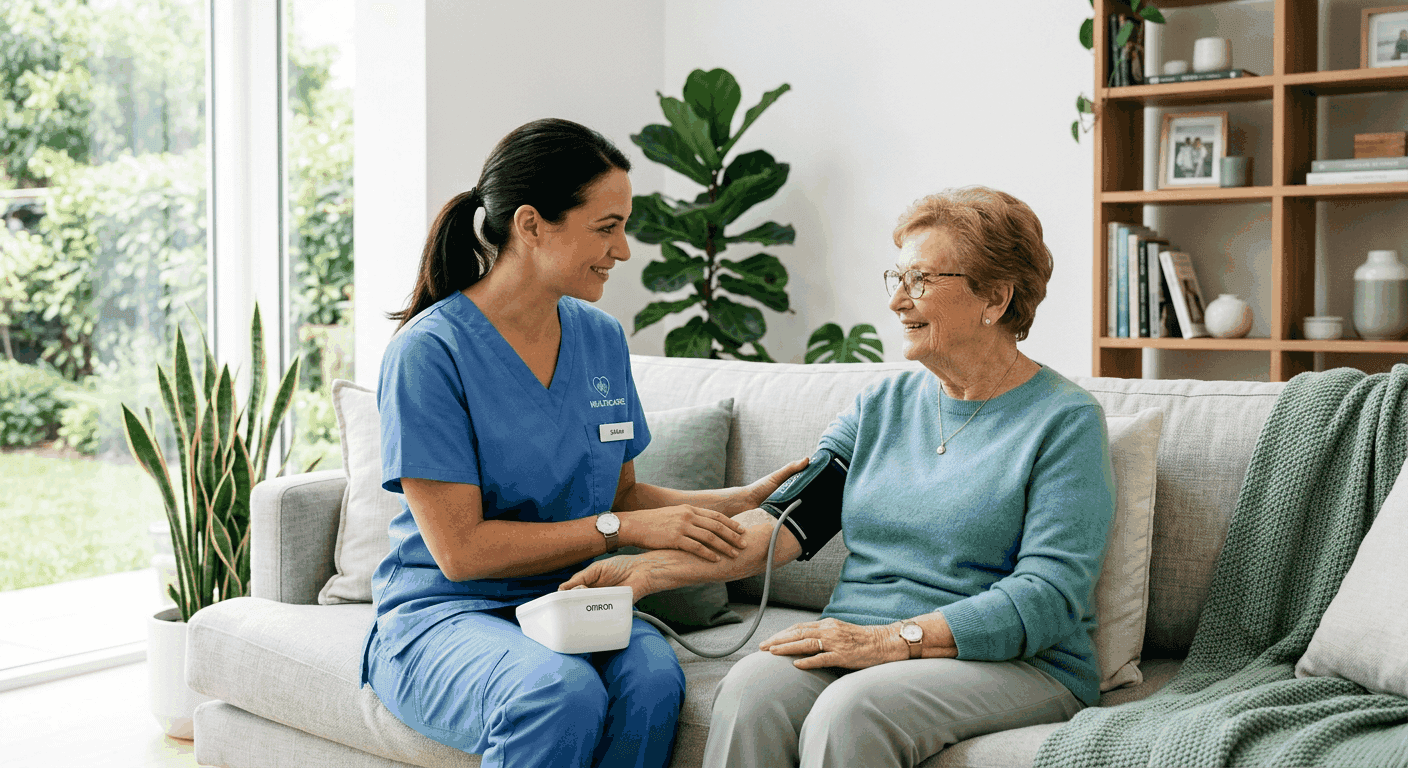 Professional nursing care provided by Sahara Home Health Care